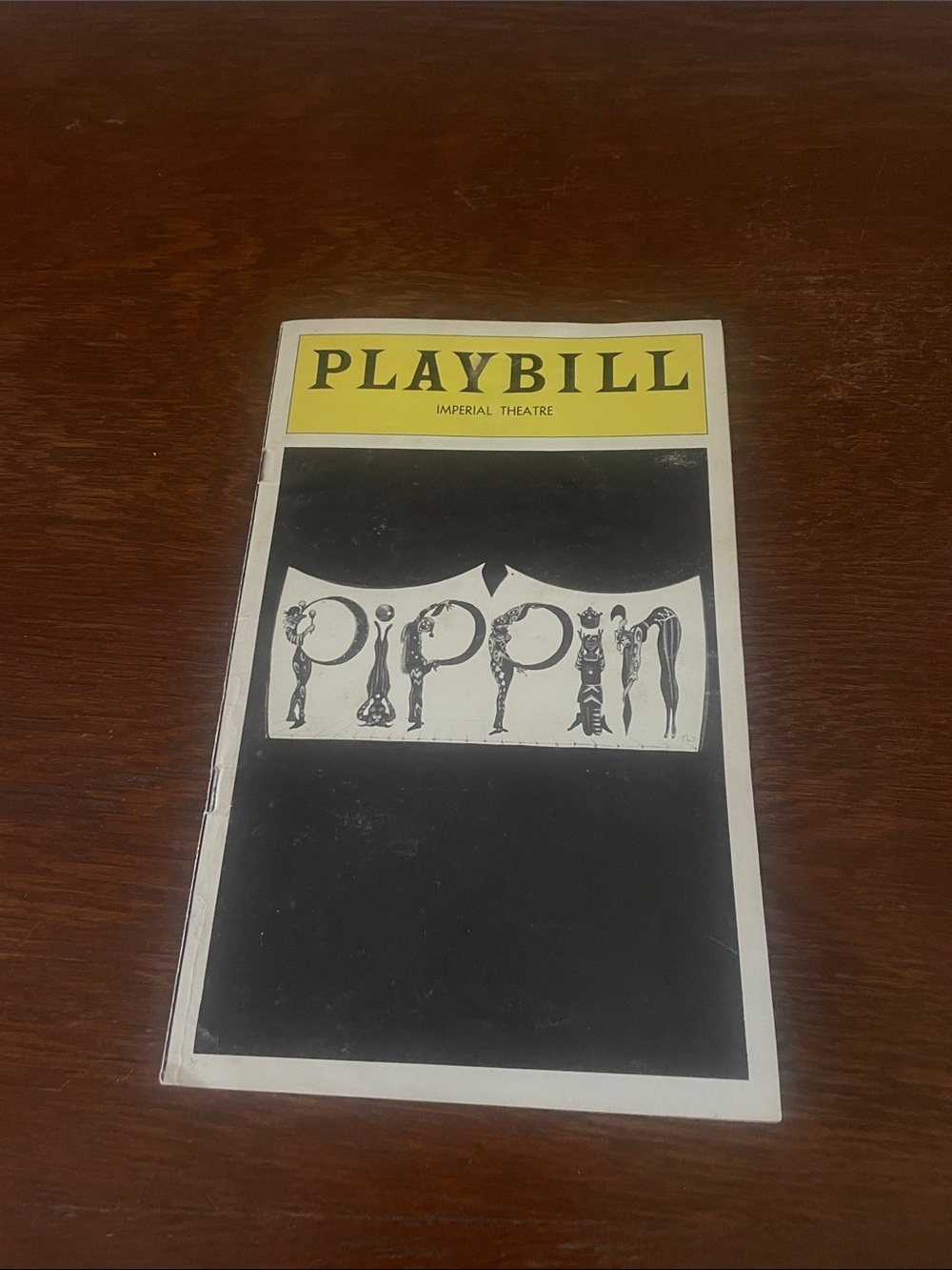 Playbill "Pippin" Imperial Theatre - Broadway December 1974